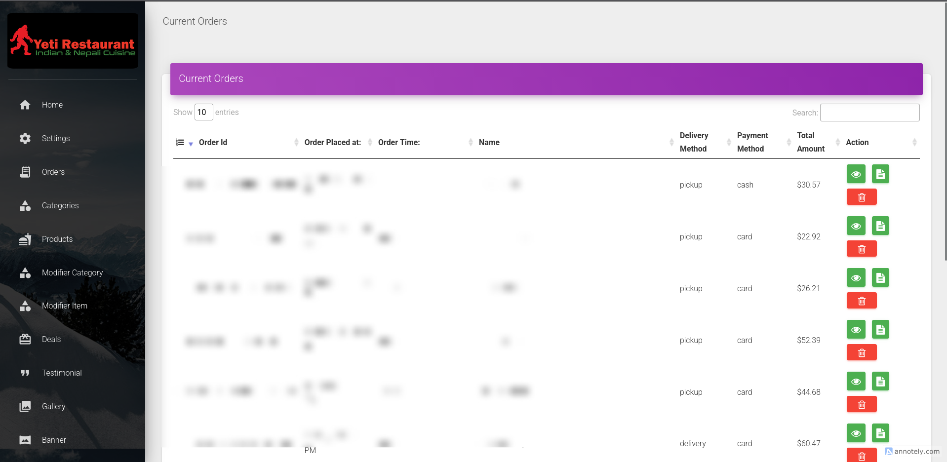 Order Management